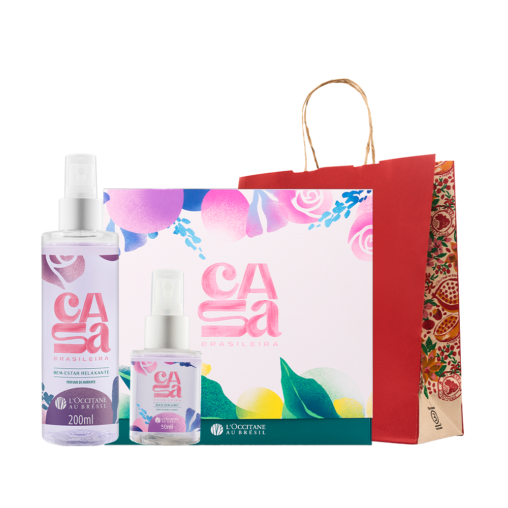 Presente Perfume e Spray Bem-Estar Relaxante