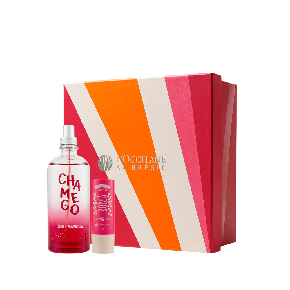 Combo Perfumado Chamego com Hidratação Labial Romã