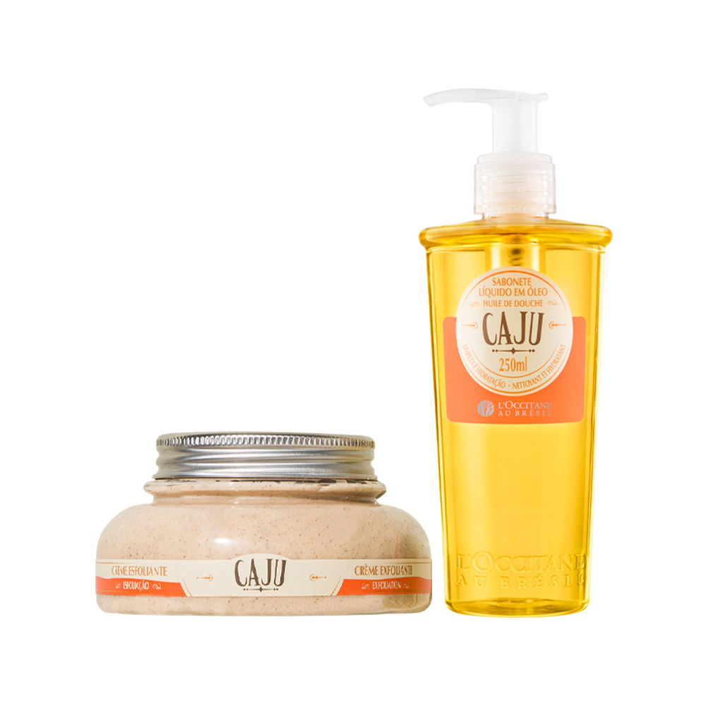 Rotina Esfoliação e Banho Caju