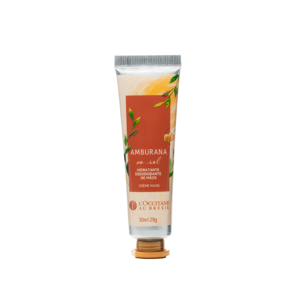 Vista 2 Creme Desodorante de Mãos Amburana ao Sol 30ml