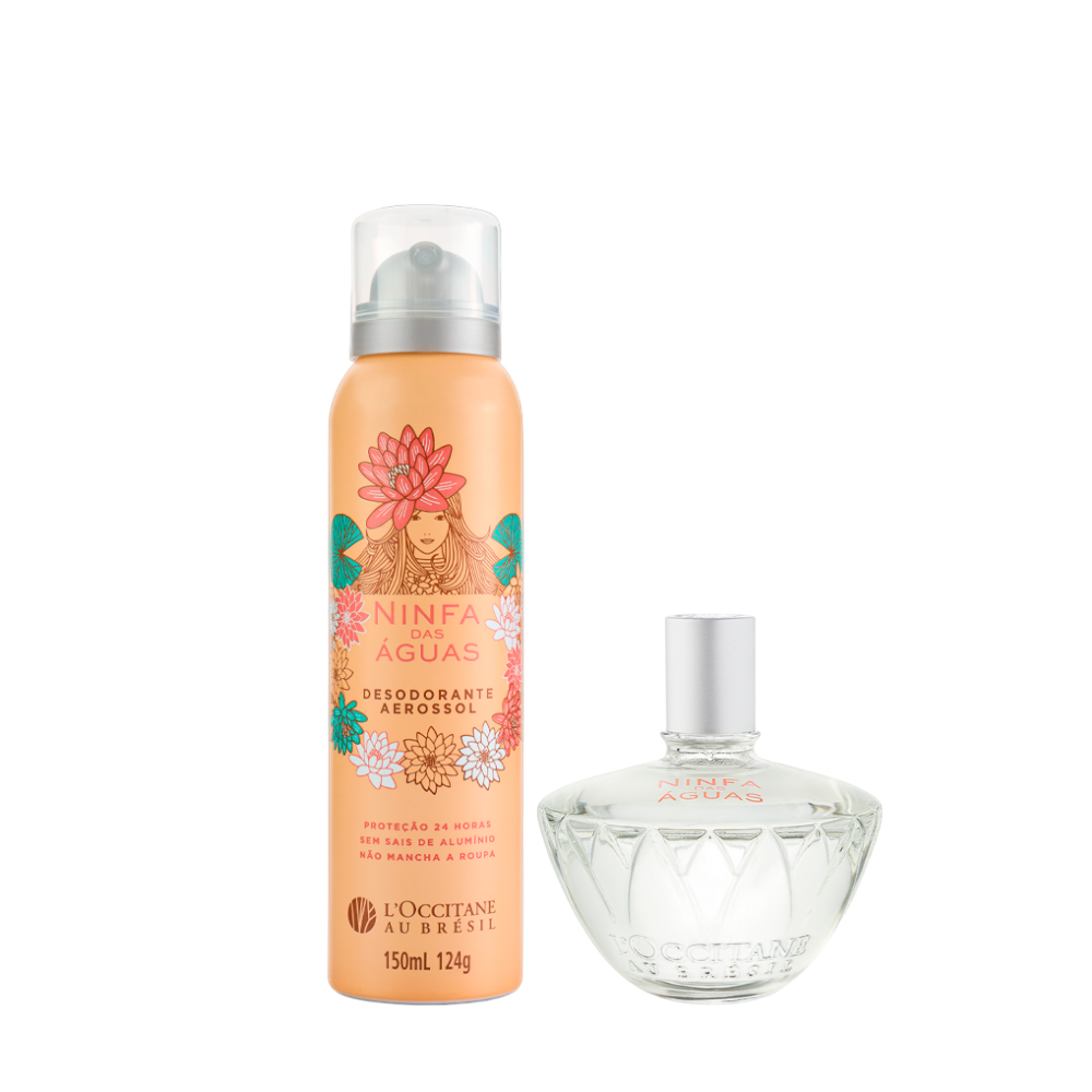 Vista 2 Desodorante e Colônia Ninfa das Águas Loccitane Au Bresil BR Loccitane Au Bresil BR