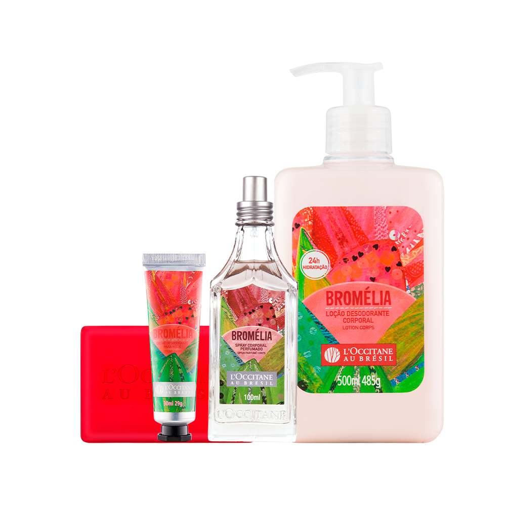 Vista 2 Combo Completo Bromélia L'Occitane au Bresil L'Occitane au Bresil