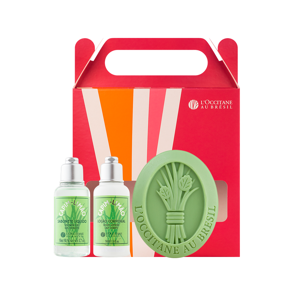 Combo Viagem Capim-Limão: Sabonete e Loção