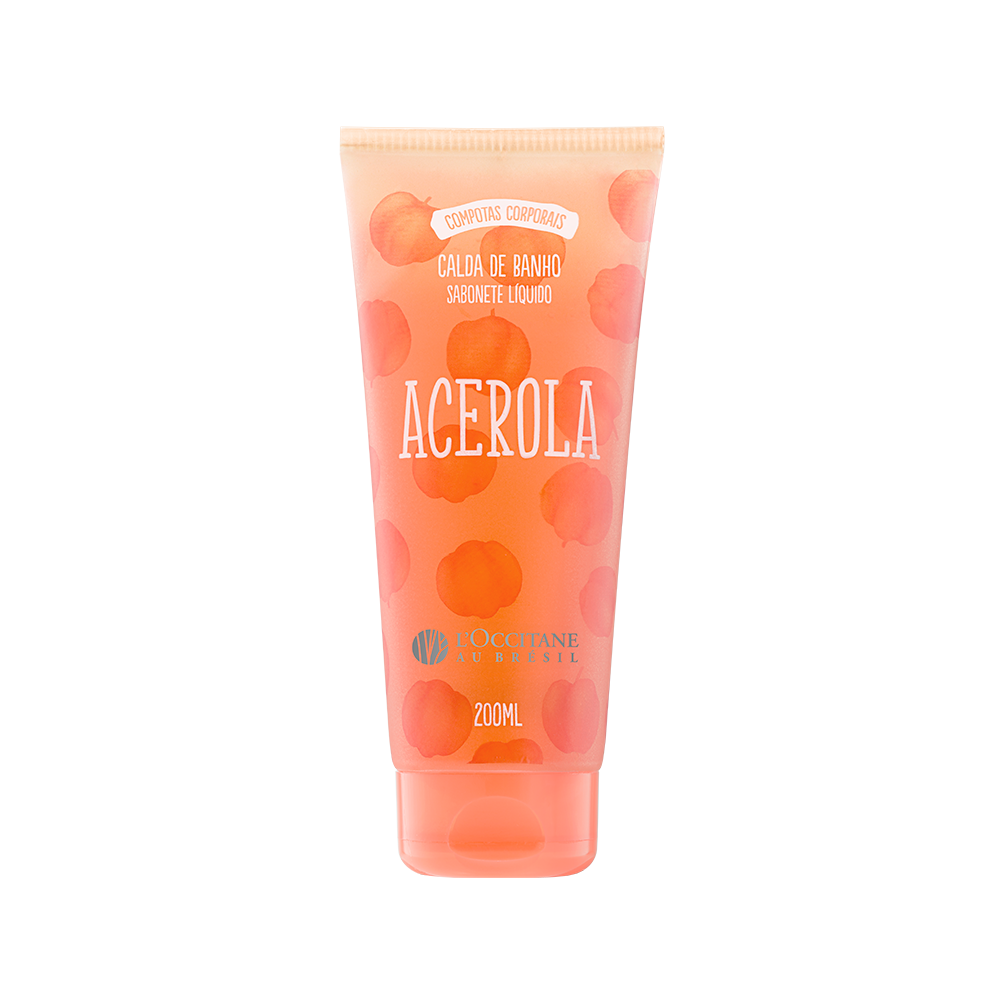 Calda de Banho Sabonete Líquido Acerola 200ml