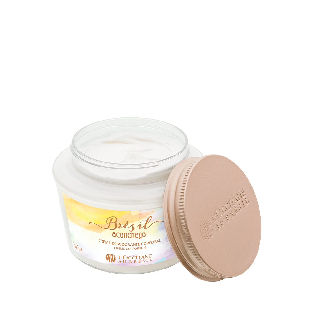 Vista 2 Creme Desodorante Corporal Brésil Aconchego 200ml L'Occitane au Bresil L'Occitane au Bresil