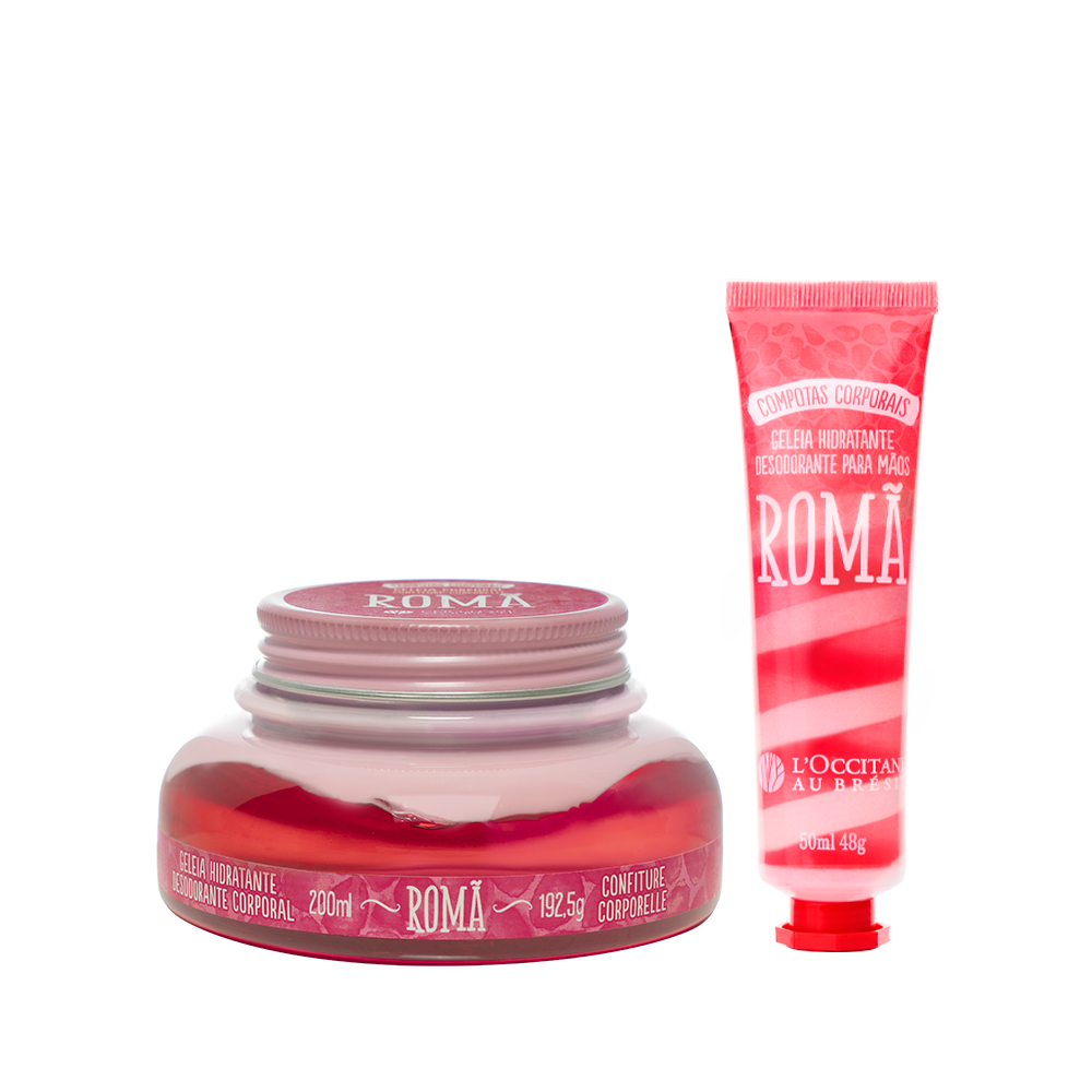 Hidratação Sensorial Corpo e Mãos de Romã