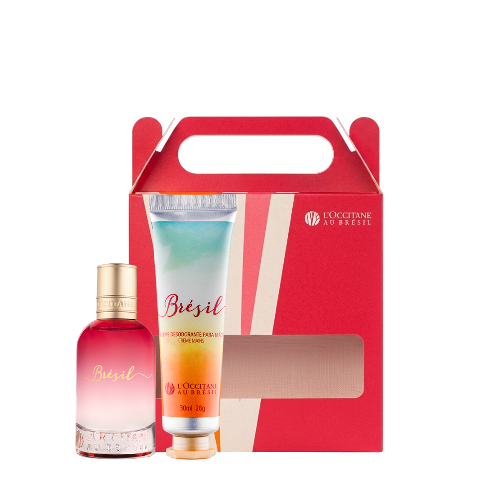 Presente Brésil com Deo Colônia e Creme Mãos