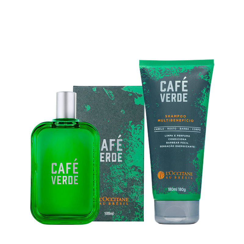 Duo Fragrância e Shampoo Café Verde