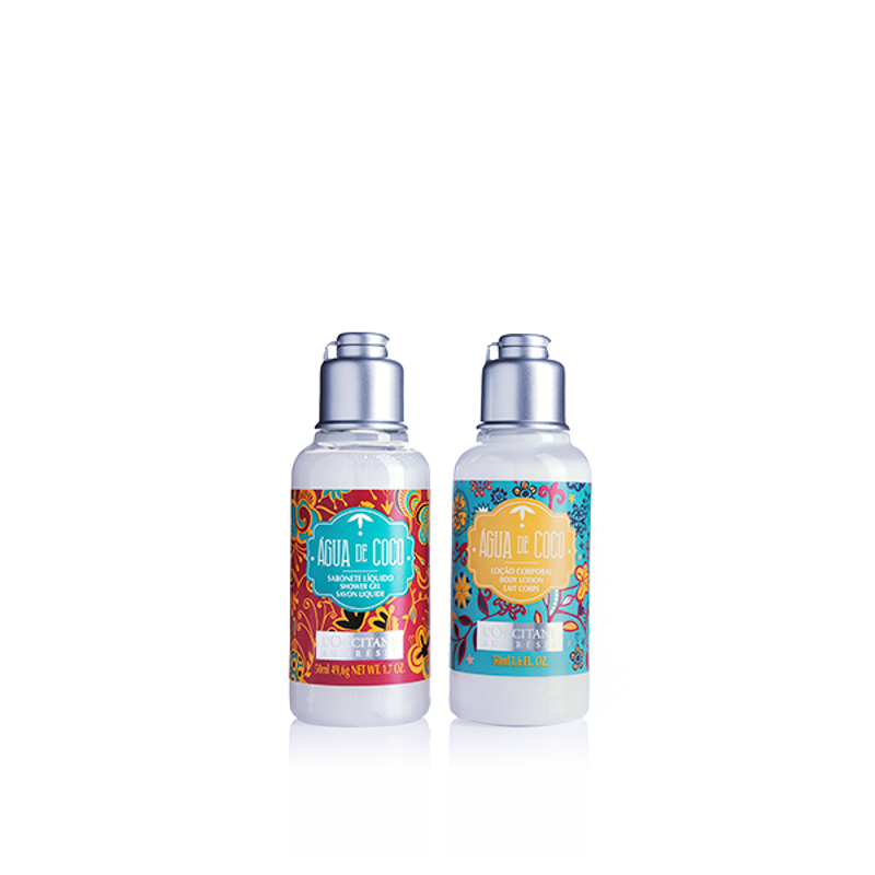 Duo Hidratação e Banho Tamanho Viagem Água de Coco