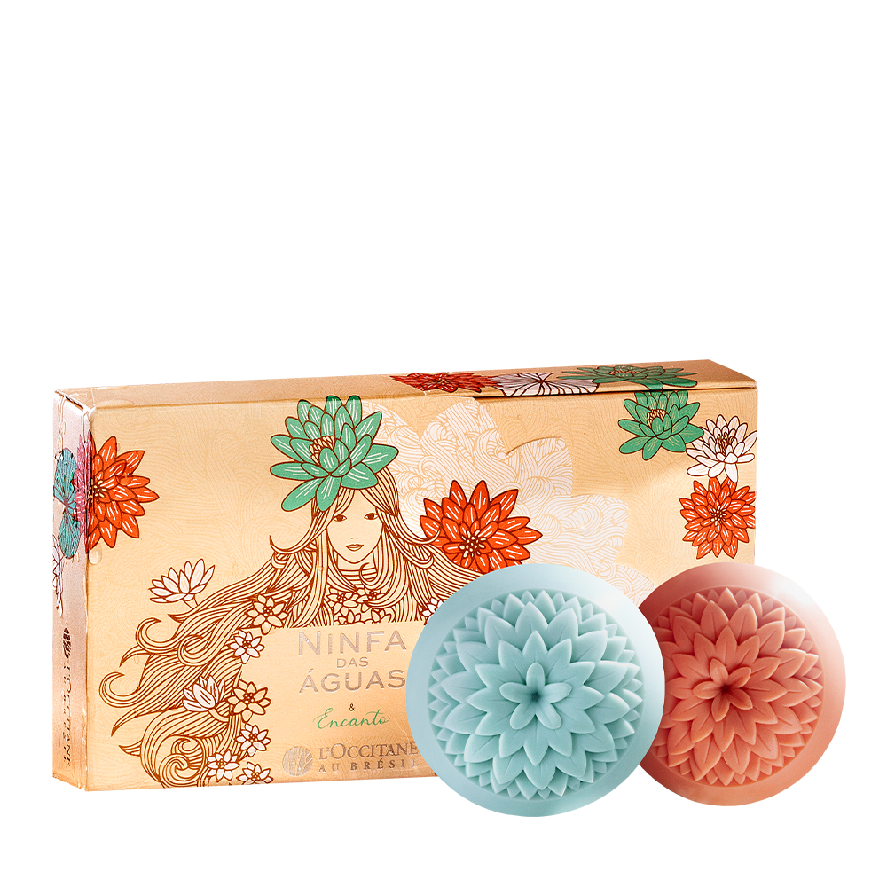 Kit Sabonetes Flor Ninfa das Águas