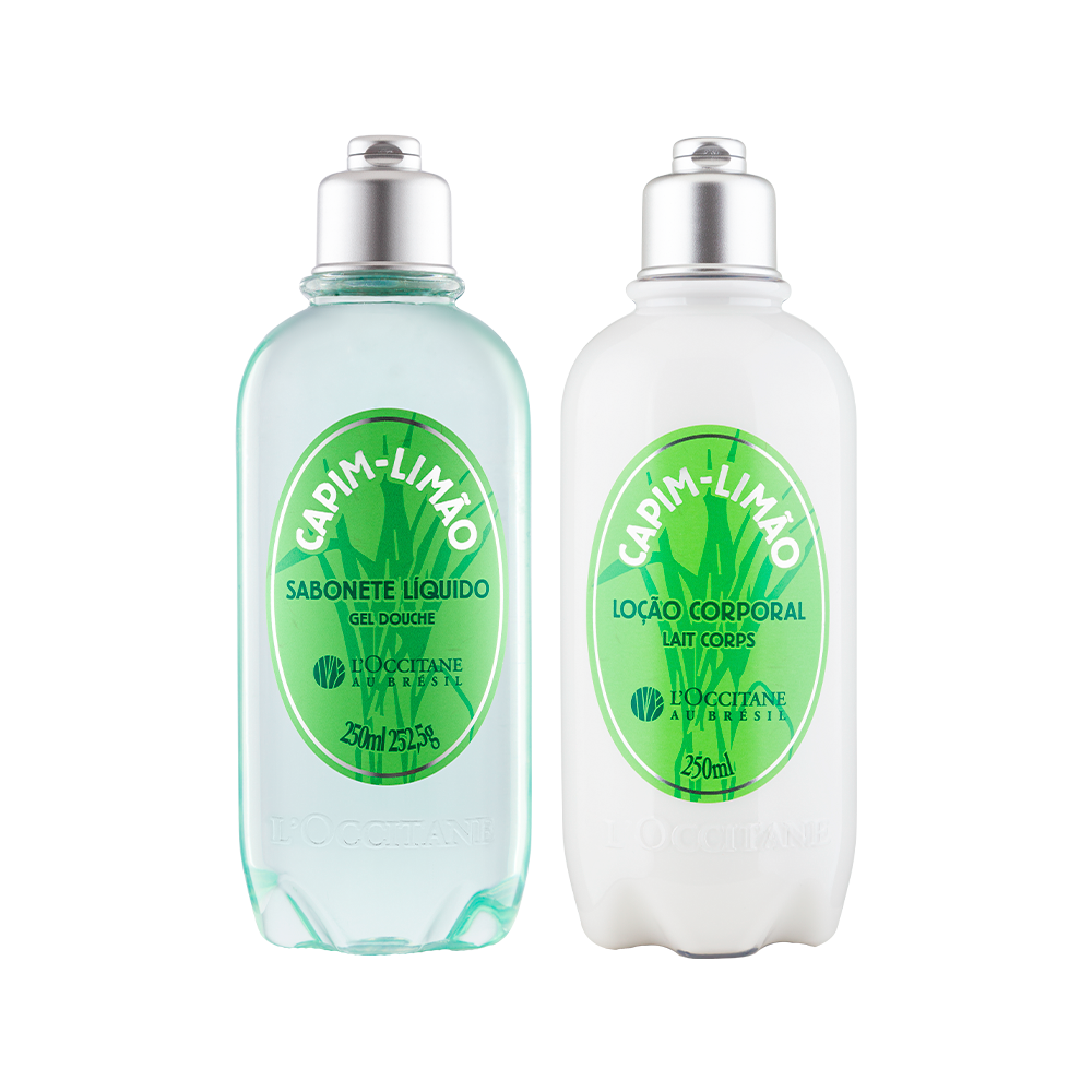 Vista 2 Combo Sabonete e Loção Capim-Limão L'Occitane au Bresil L'Occitane au Bresil