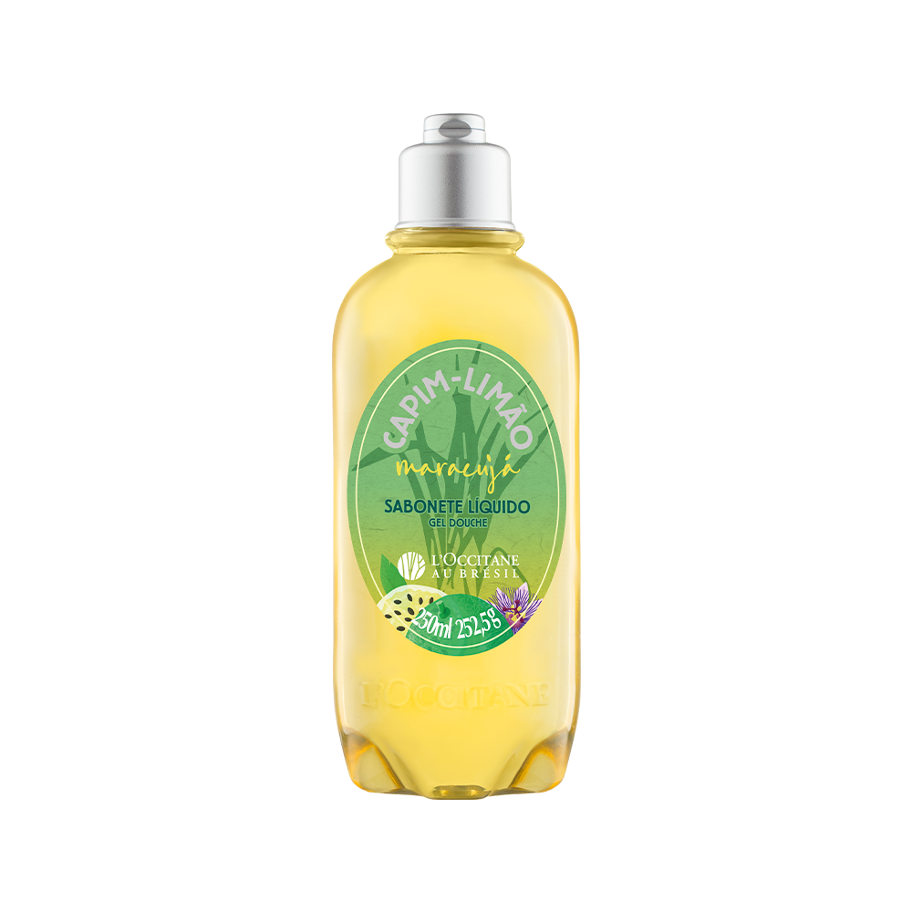 Vista 2 Sabonete Líquido Capim-Limão Maracujá 250ml