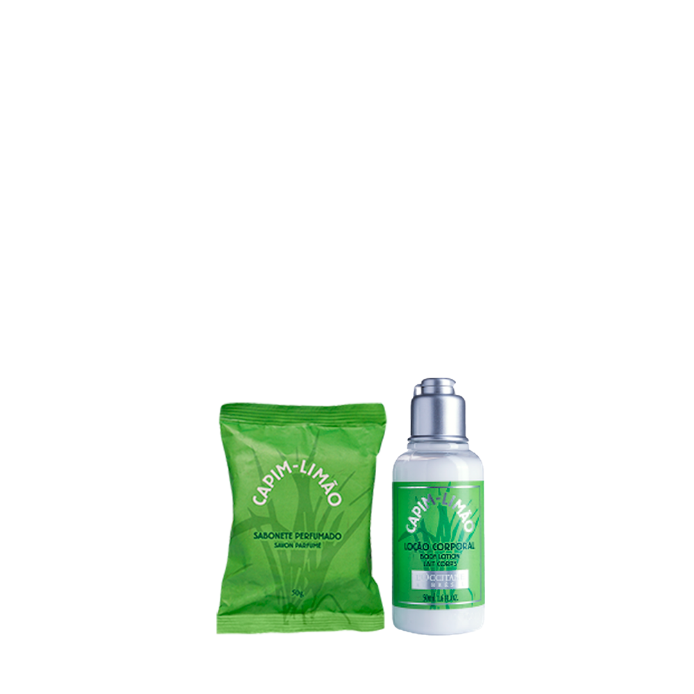 Combo Capim Limão: Loção 50ml e Sabonete 50g