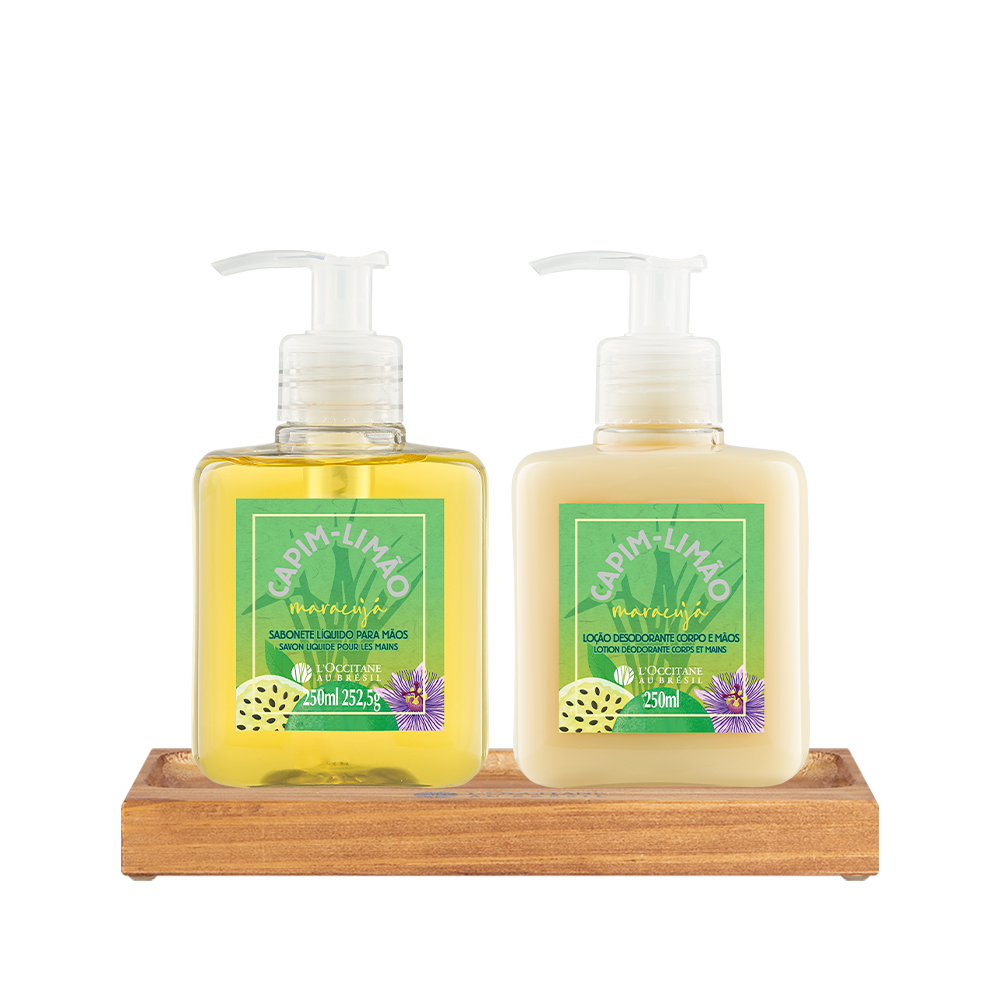 Combo Lavabo Capim Limão Maracujá