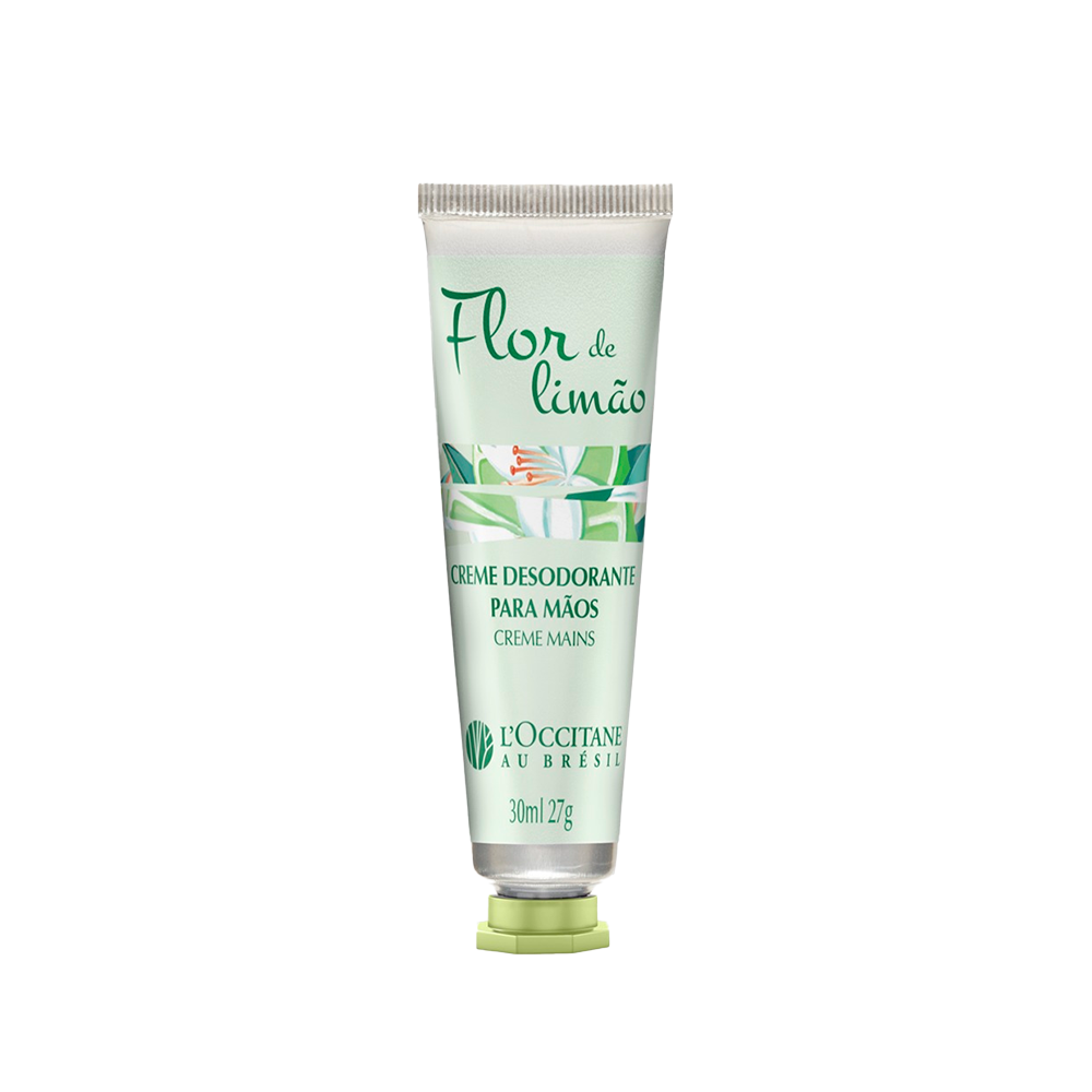 Vista 2 Creme Desodorante de Mãos Flor de Limão 30ml L'Occitane au Bresil L'Occitane au Bresil