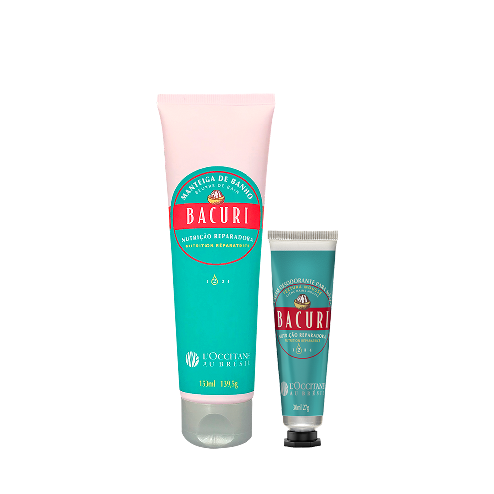 Combo Rotina Bacuri: Manteiga de Banho e Creme
