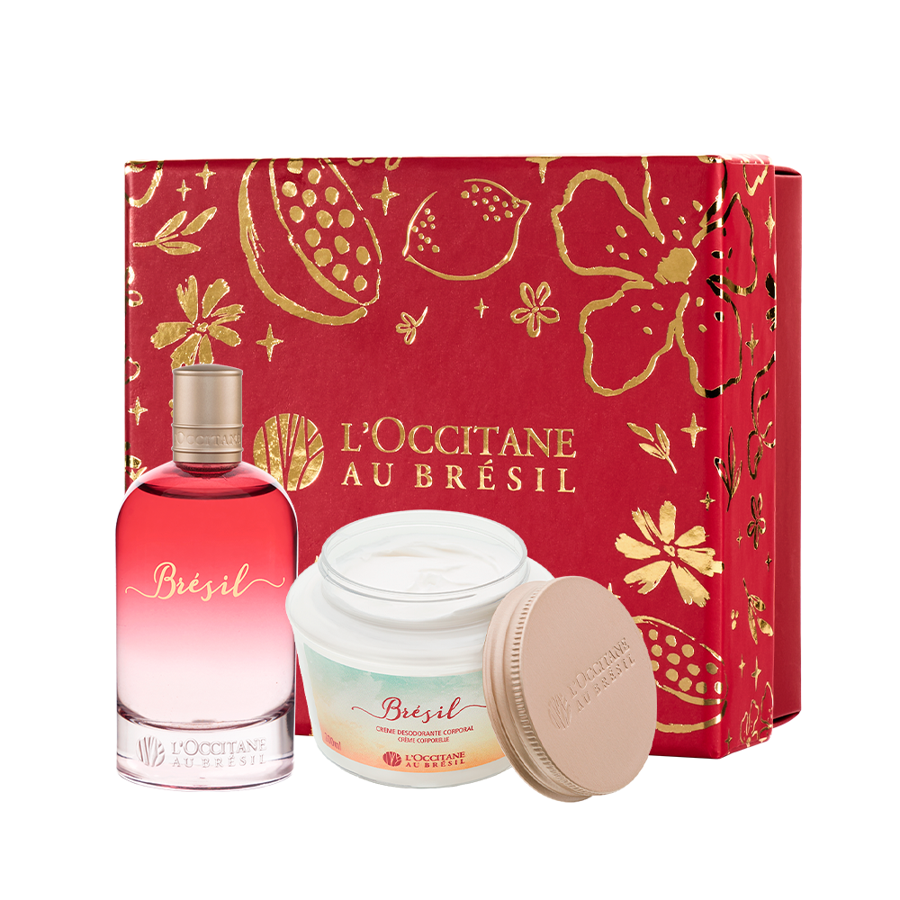 Presente Brésil: Creme Corporal e Deo Colônia