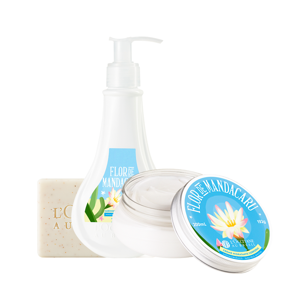Combo Flor de Mandacaru: Banho e Hidratação