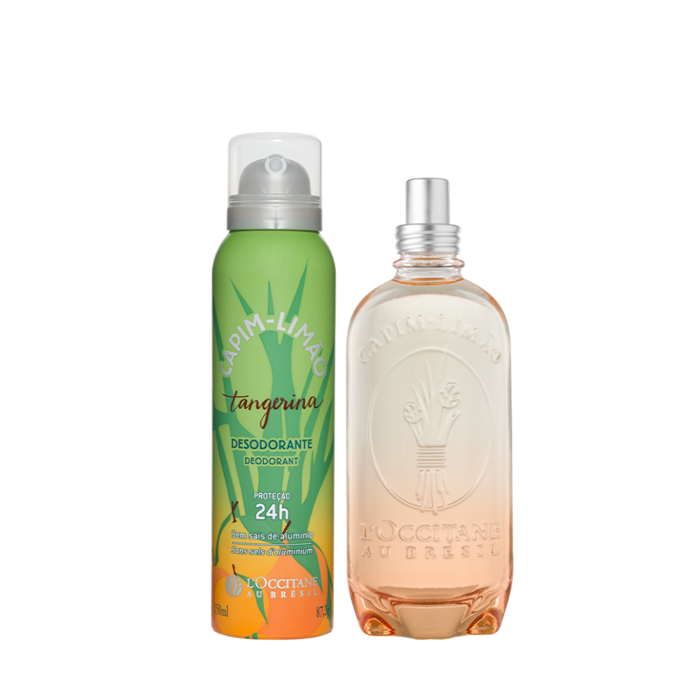 Vista 2 Desodorante e Colônia Capim-Limão Tangerina Loccitane Au Bresil BR Loccitane Au Bresil BR