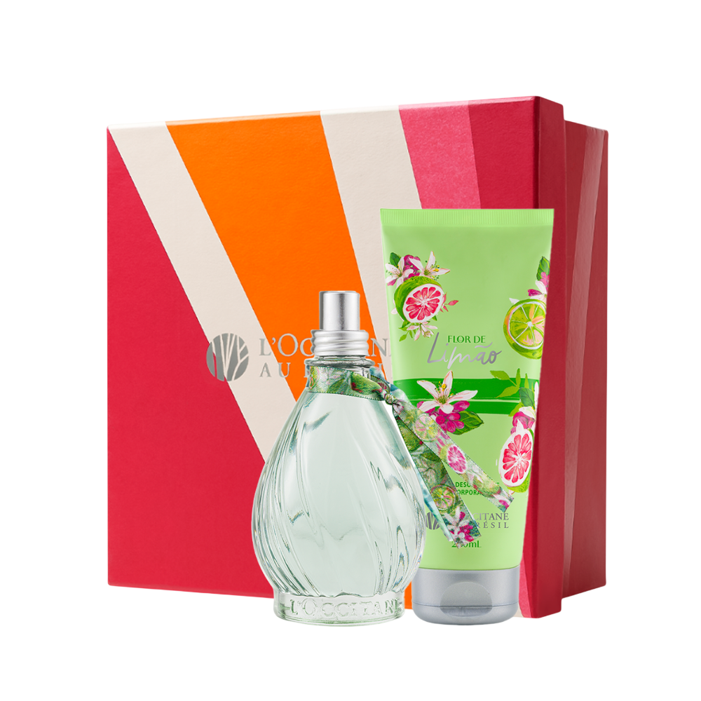 Presente Flor de Limão: Hidrante Corporal e Deo Colônia