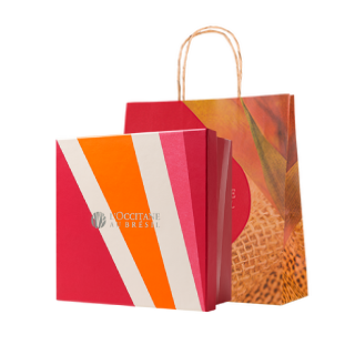 Vista 2 Combo Sacola M e Caixa G - Até 3 Produtos Grandes L'Occitane au Bresil L'Occitane au Bresil