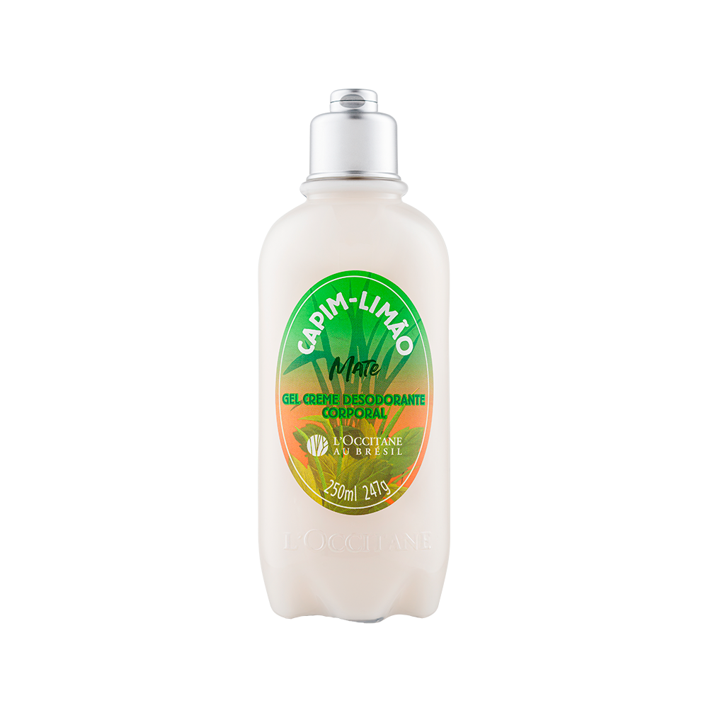 Gel Creme Desodorante Corporal Capim-Limão Mate 250ml
