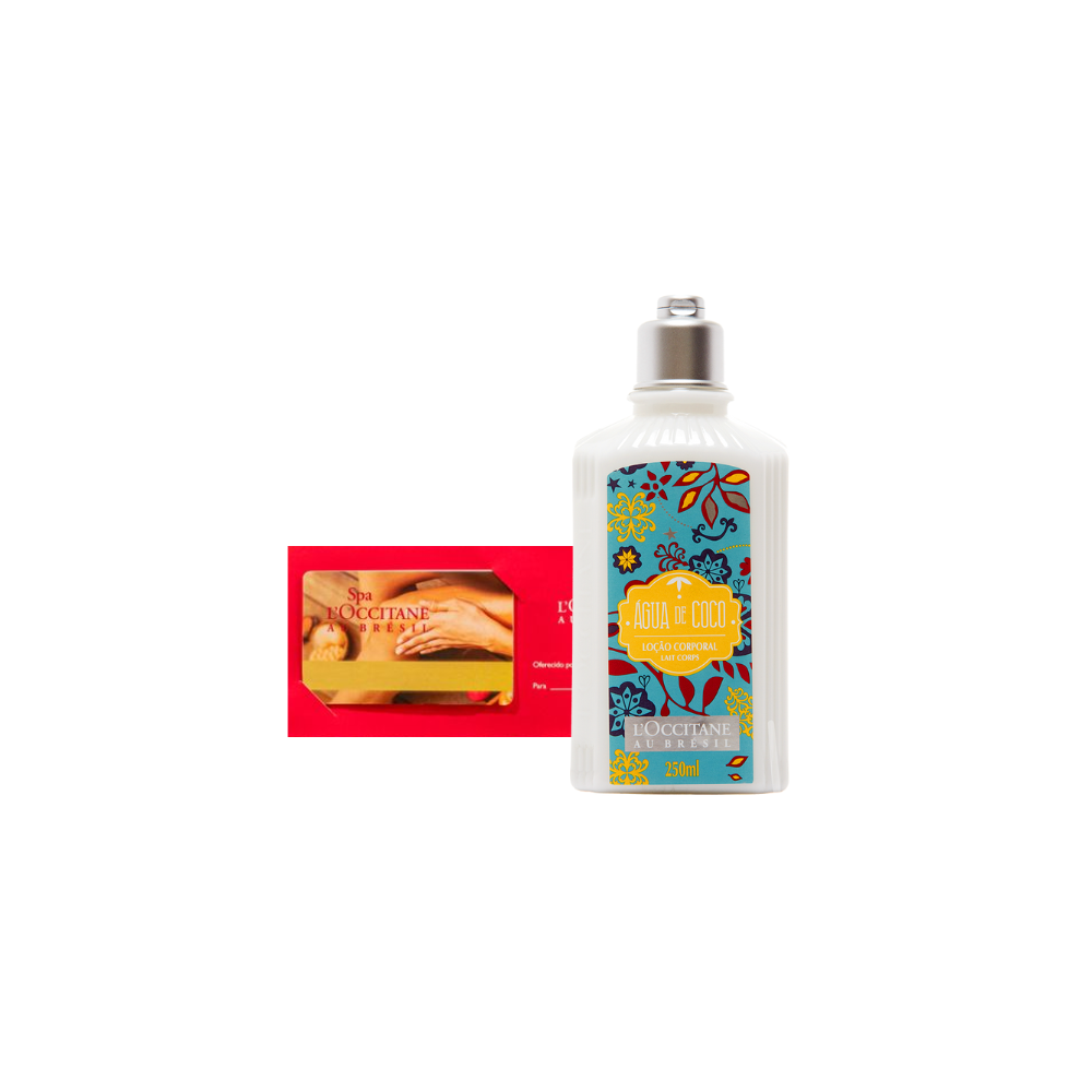Voucher Massagem Água de Coco + Loção Corporal Água de Coco