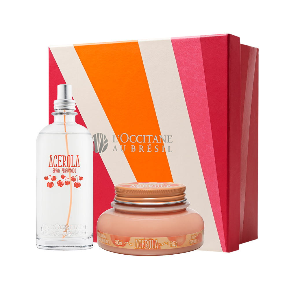 Presente Hidratação e Spray Perfumado Acerola