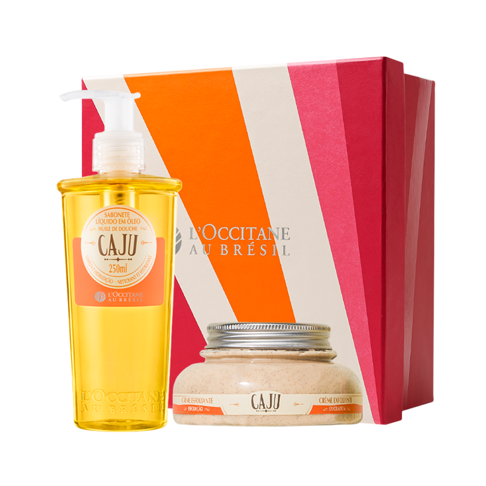 Presente Esfoliação e Banho Caju