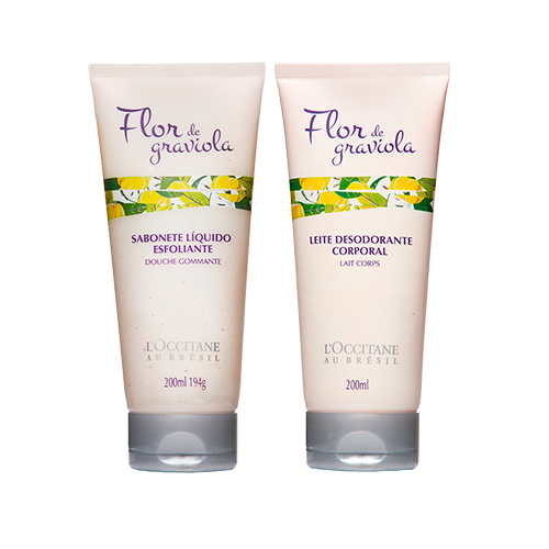 Vista 2 Rotina Banho e Hidratação Flor de Graviola L'Occitane au Bresil L'Occitane au Bresil